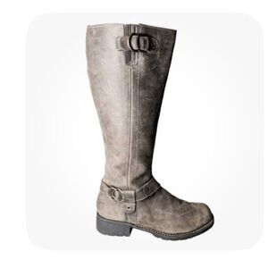 Clarks Taupe Orinoco Leather Boots